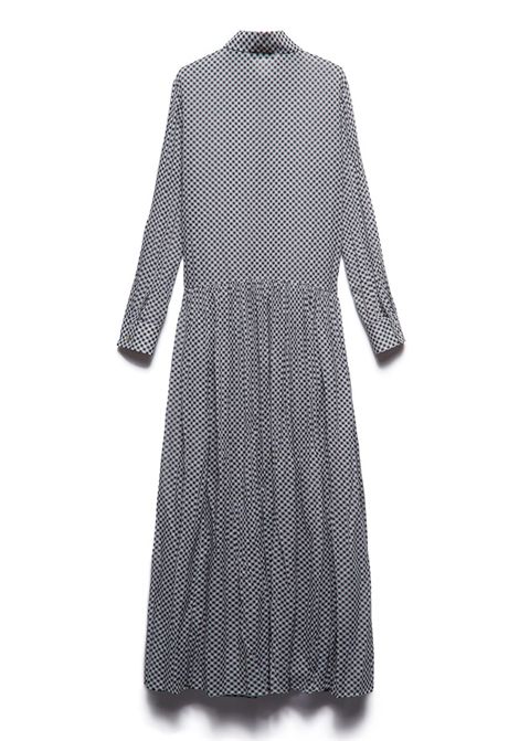 Abito Aniye by donna Vickie 185857 Nero stampa all over chemisier maniche lunghe Aniye by | Abiti | 1858572432